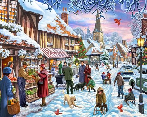 Vermont Christmas Company Winter Stroll Jigsaw Puzzle 1000 Piece ...