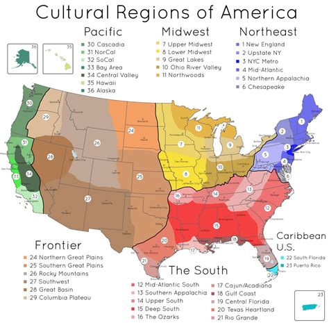 Map Of The Southern United States Region