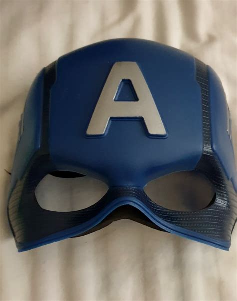 Captain America Mask Headgear, Hobbies & Toys, Toys & Games on Carousell