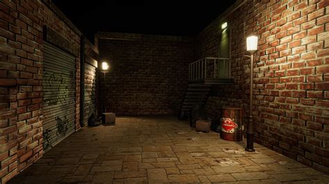 ArtStation - Dark Alleyway