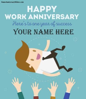 Happy 1 Year Work Anniversary With Name