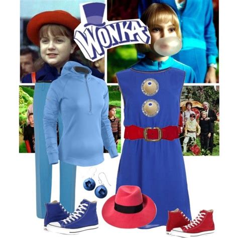 Willy Wonka Violet Beauregarde Costume