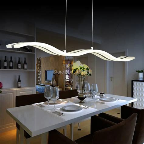 LED Pendant lights Modern Design Kitchen acrylic suspension hanging ...