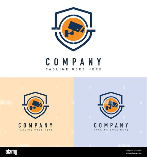 CCTV logo design template. Security camera vector logo design concept ...