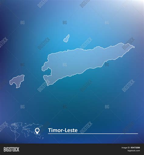 Map Timor-Leste - Vector & Photo (Free Trial) | Bigstock