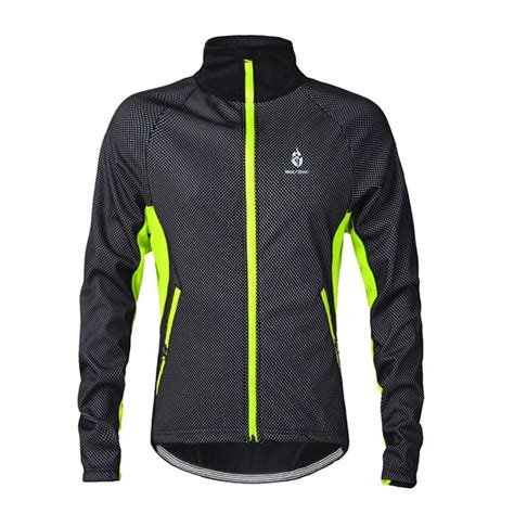 Cycling Winter Jacket Reflective Waterproof Cycling Jackets Men Women ...