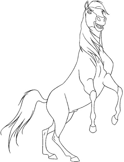 Spirit Horse Coloring Pages Printable - Parents, teachers, churches and ...