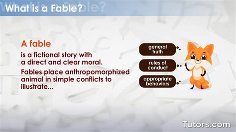 Fables — Definition, Characteristics, and Examples