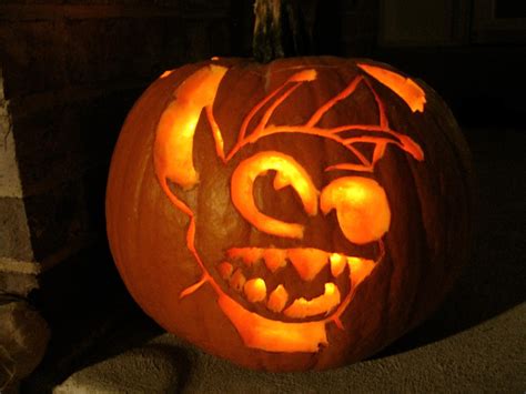 Stitch Pumpkin Carving by Trista-Willows on DeviantArt