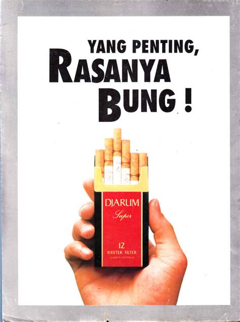 Iklan Rokok Djarum Super (Panji Masyarakat_No.26, Oktober 1998 ...