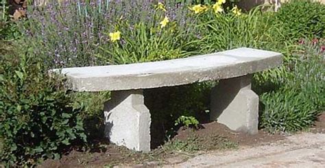 Concrete garden bench – how to make. | Concrete garden, Concrete garden ...