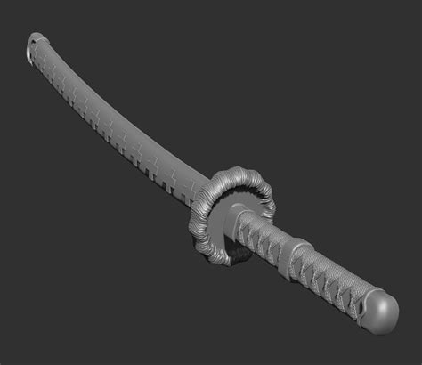 Kikoku Sword Trafalgar Law 3D model 3D printable | CGTrader