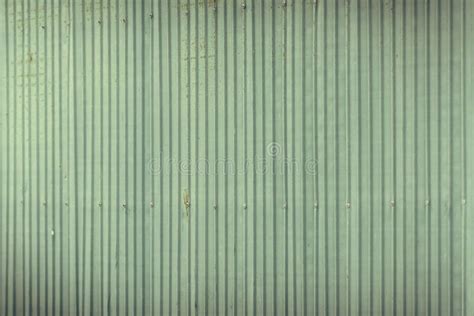 Green Corrugated Metal Roof. Background Stock Photo - Image of ...