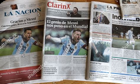 General View Most Important Newspapers Argentina Editorial Stock Photo ...