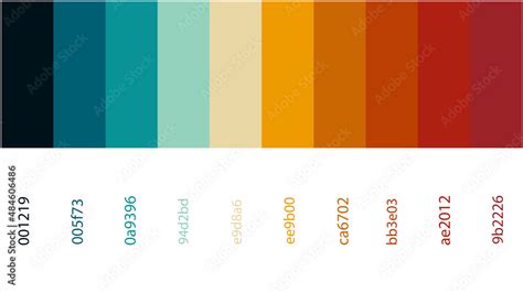 retro colors inspiration, vintage colors inspiration, color palette ...