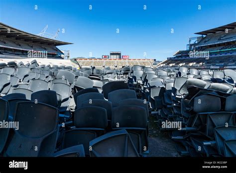 Lancaster Park stadium in Christchurch New Zealand before its ...