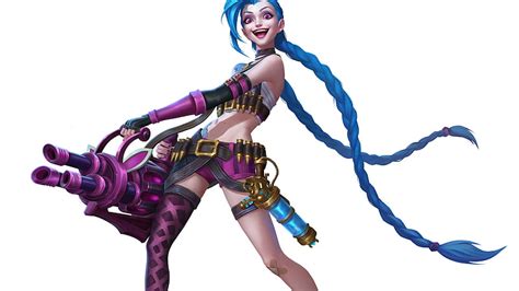 1920x1080px, 1080P free download | Blue Braided Long Hair Jinx League ...