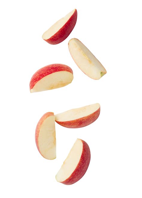 Falling sliced apples cutout, Png file 8530046 PNG