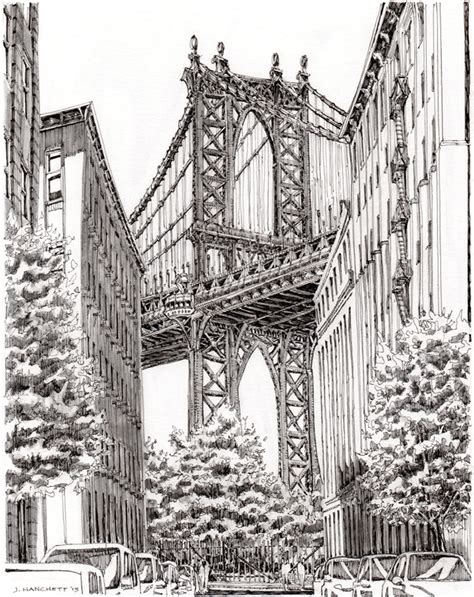 City Pencil Sketch at PaintingValley.com | Explore collection of City ...