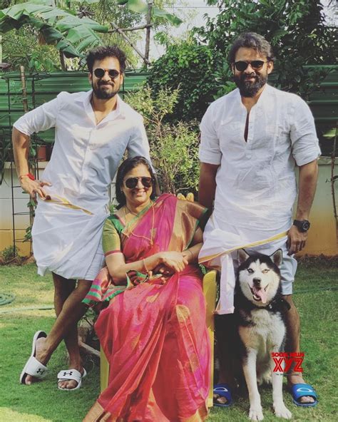 Sai Dharam Tej And Vaishnav Tej With Their Mom In This Diwali Click ...