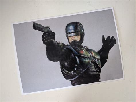 Robocop Movie 1987 OCP 80s Geek Nostalgic Sci Fi Hand Drawn | Etsy