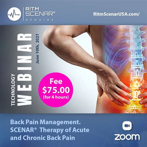 Back Pain Management. SCENAR Therapy of Acute and Chronic Back Pain