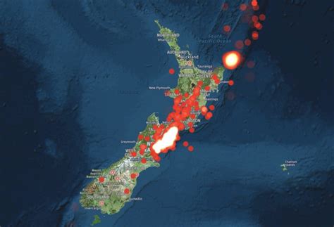 Earthquakes in New Zealand – The Map Room