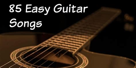 85 Easy Acoustic Guitar Songs for Beginners - StringVibe