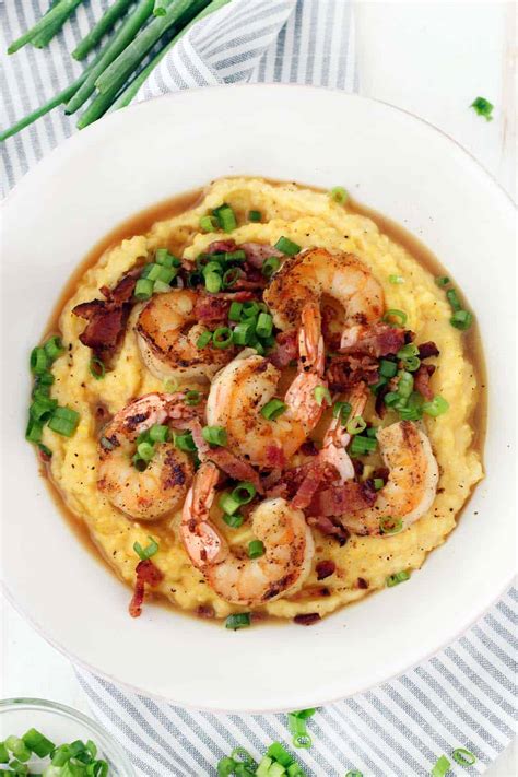 Easy Classic Shrimp and Grits - Bowl of Delicious