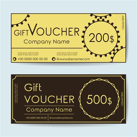 Printable Gift Voucher Template