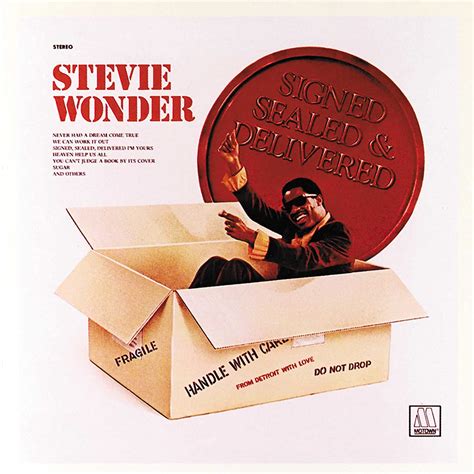 Stevie Wonder - Signed, Sealed & Delivered Vinyl | magnoliarecord.store ...