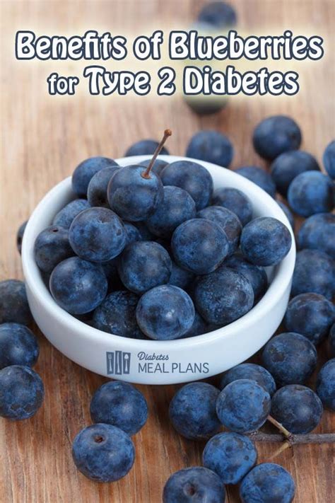 Benefits of Blueberries for Type 2 Diabetes | Diabetic diet recipes ...