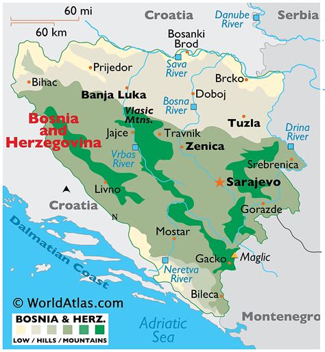 Bosnia and Herzegovina Maps & Facts - World Atlas