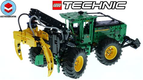 LEGO Technic 42157 John Deere 948L II Skidder - LEGO Speed Build Review ...