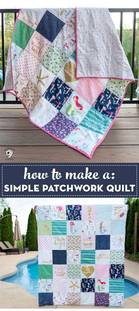 How to Make a Simple Patchwork Quilt | Quilts, Quilting projects ...