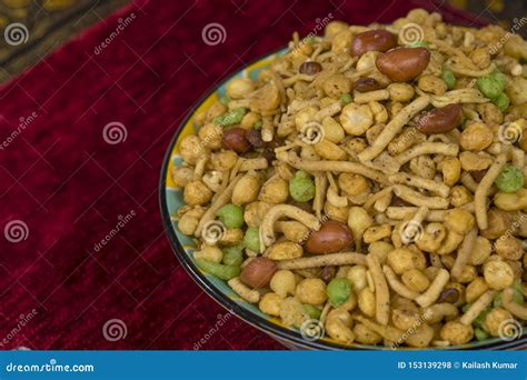 Mix Namkeen Food stock photo. Image of moong, india - 153139298