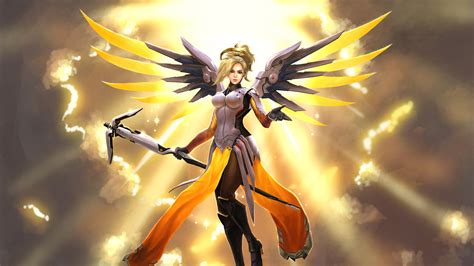 1920x1080 Overwatch Mercy Fanart Laptop Full HD 1080P ,HD 4k Wallpapers ...