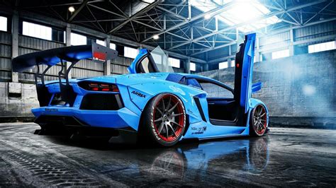 Blue Lamborghini Aventador Wallpapers - Top Free Blue Lamborghini ...