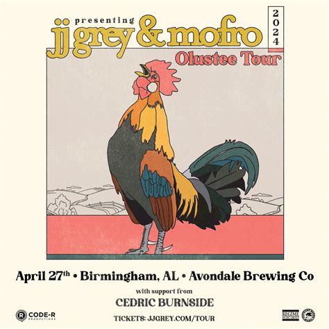 JJ Grey & Mofro — April 27, 2024 — Avondale Brewing Company