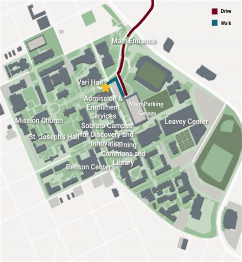 Location and Parking - Santa Clara University