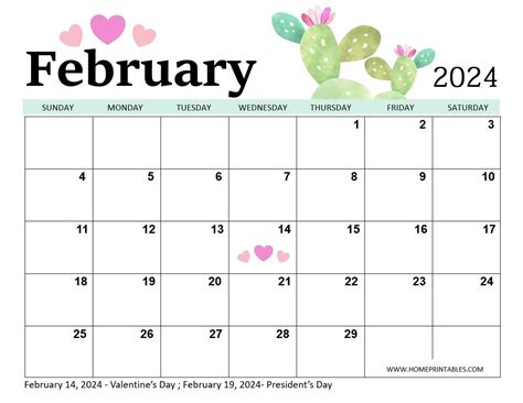 February Event Calendar 2024 - Clary Devinne