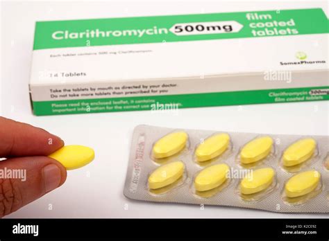 Clarithromycin 500 mg Stock Photo - Alamy