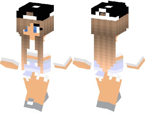 With cute girl | Minecraft Skin | Minecraft Hub