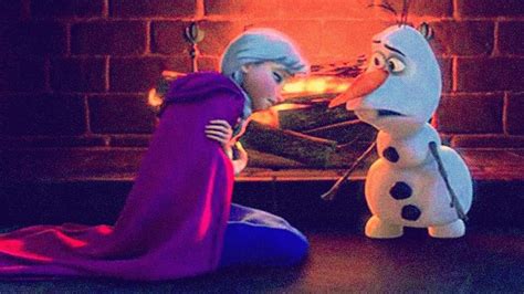 Frozen Olaf Melting