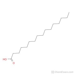 Palmitic acid Structure - C16H32O2 - Over 100 million chemical ...