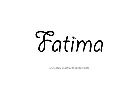 Fatima Name Tattoo Designs | Name tattoo designs, Name tattoos, Name tattoo