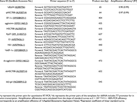 The primer list of qRT-PCR, RT-PCR, and dsRNAs template | Download Table