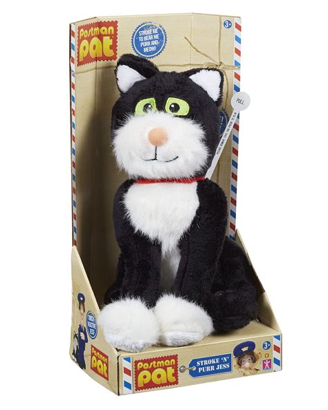 Buy POSTMAN PAT STROKE N PURR JESS Talking Soft Toy With Sounds And ...