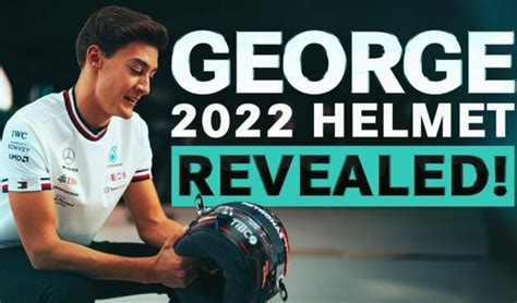 George Russell 2022 Mercedes F1 Helmet Revealed!