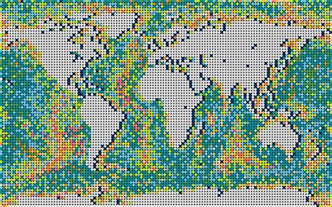 MOC-90172 World Map Pixel Art Creator Series Building Blocks - Etsy